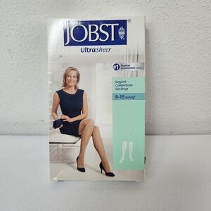JOBST UltraSheer Beige B 8-15mmHg 9.5-11 Knee CT, Medical Compression Stockings